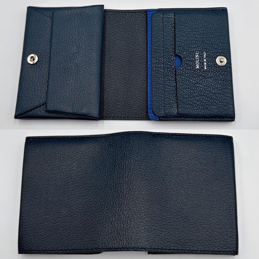 【MOLINI】Bifold Compact Wallet イタリア製 折り財布