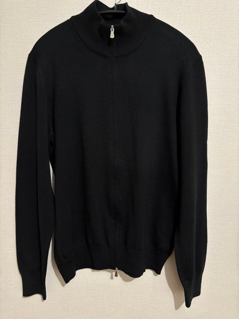 グランサッソ Gran Sasso ジップアップカーディガン