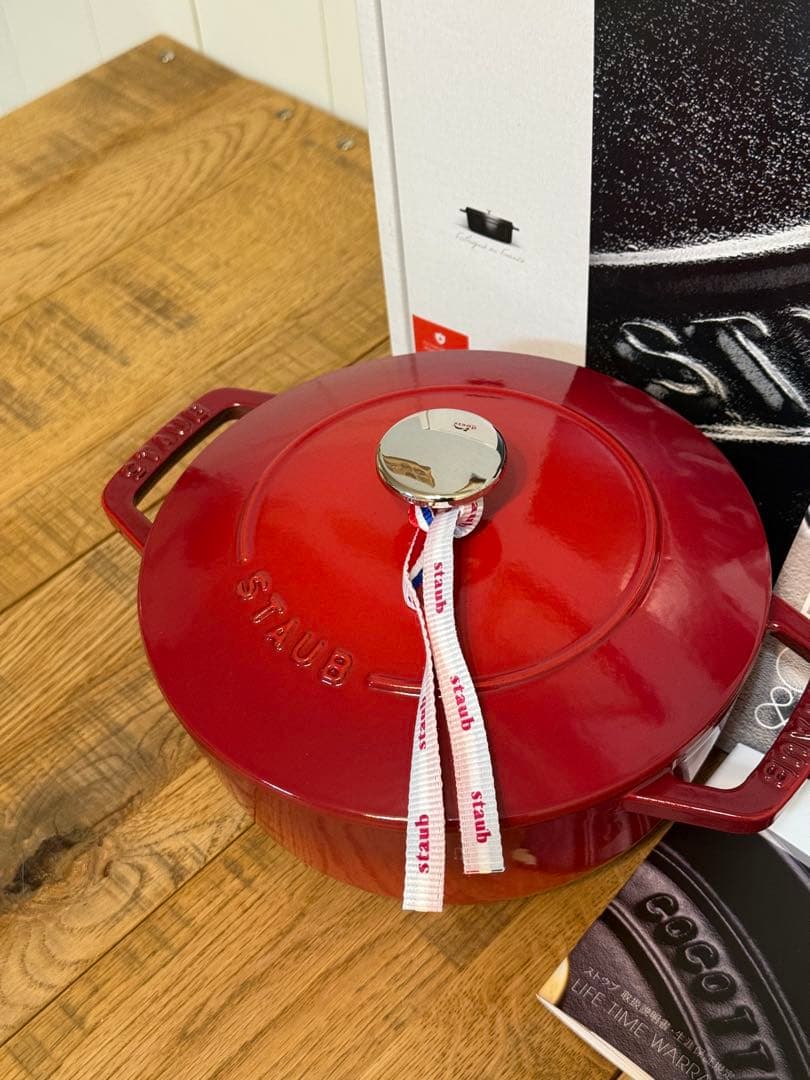 新品 ストウブ Wa-NABE M チェリー 40501-007