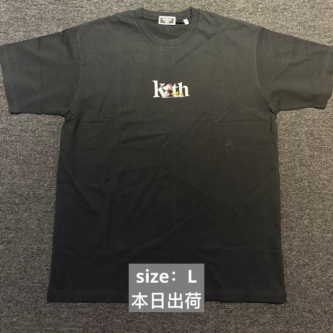 Kith Peanuts Serif Tee 半袖Tシャツ L