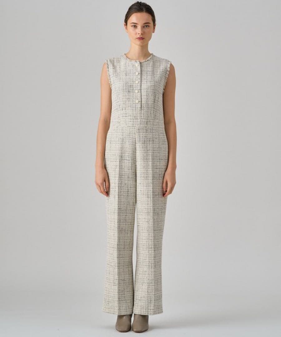 ANAYI オールインワントライスピンツィードオールインワン※ きき