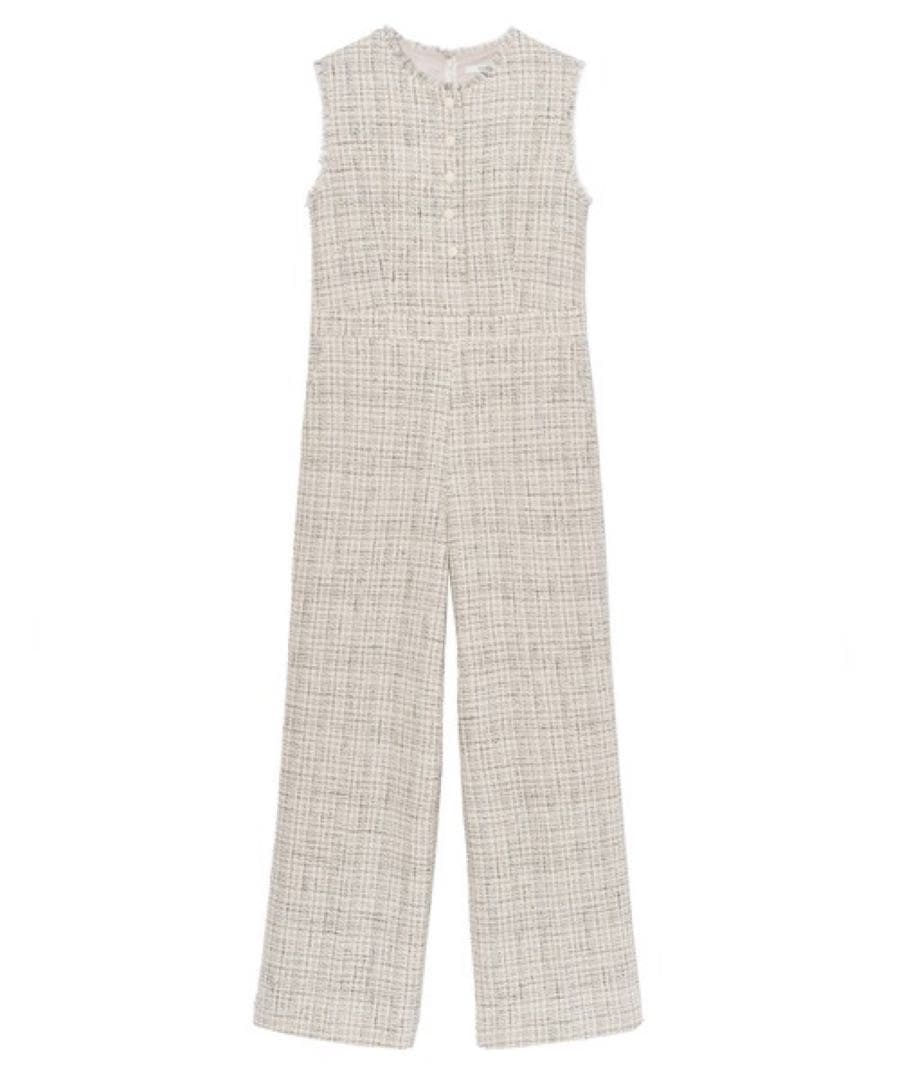 ANAYI オールインワントライスピンツィードオールインワン※ きき