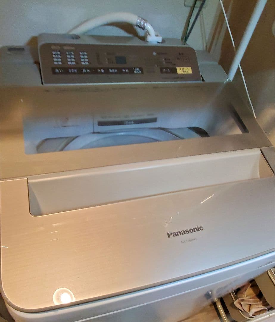 Panasonic 縦型洗濯機 8kg na-fa80h3