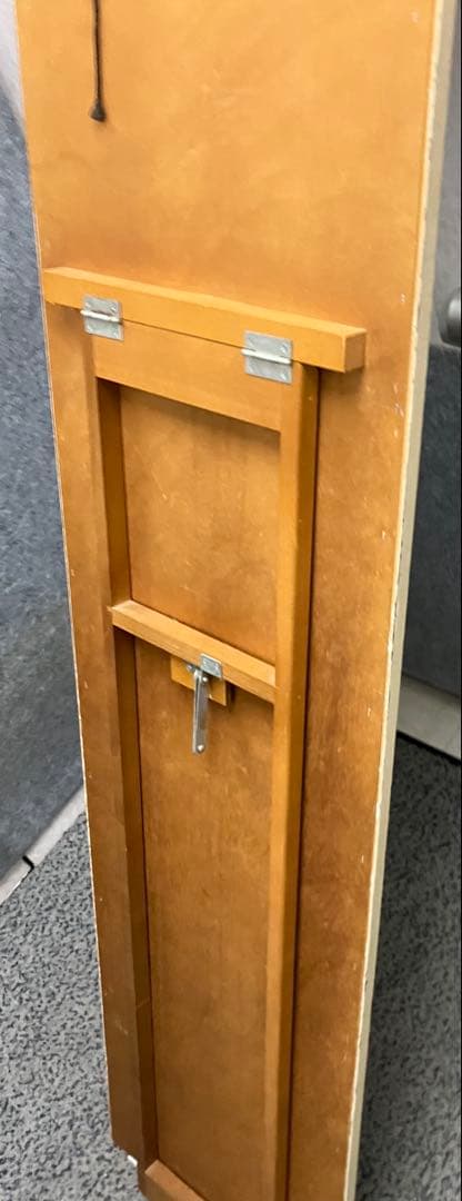 姿見　かがみ　木製フレーム 安全ミラー　アンティーク