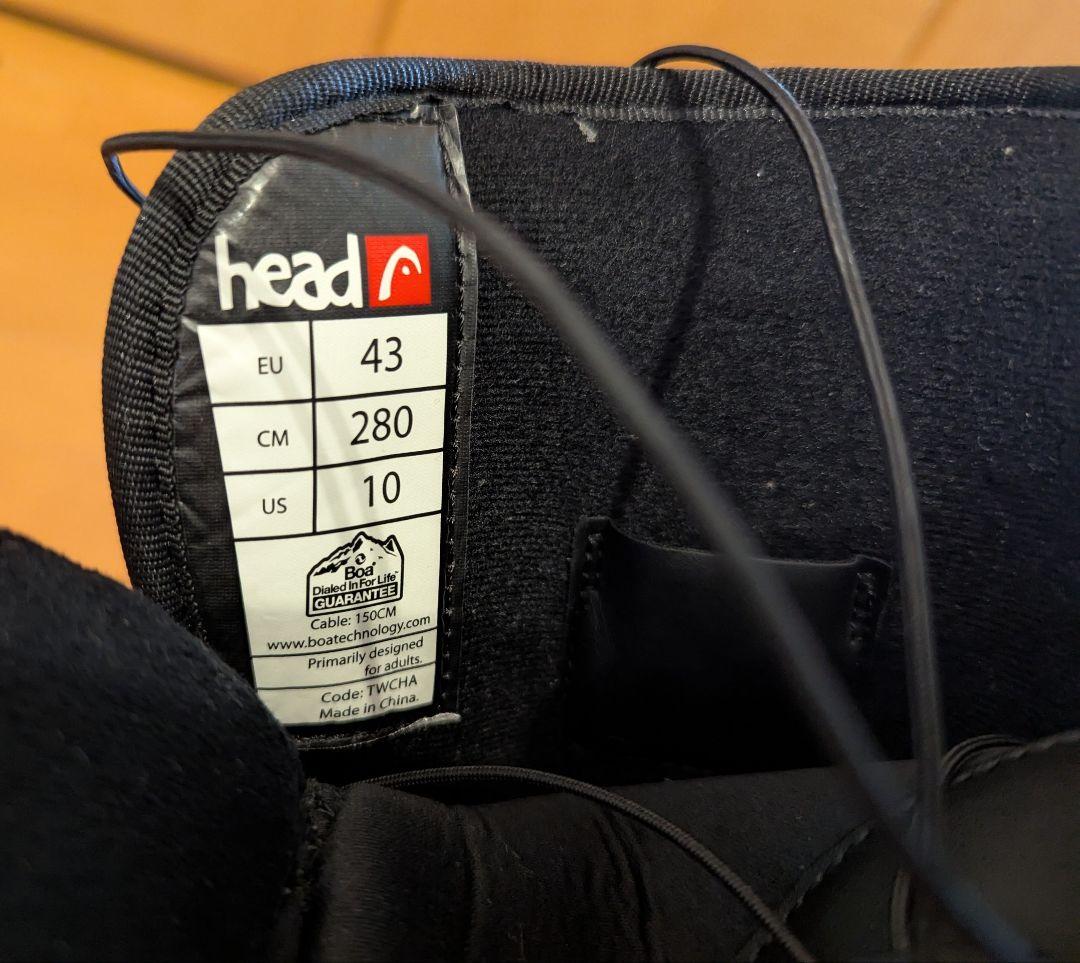 わたけんHEAD ヘッド BOA 28cm THERMOFIT