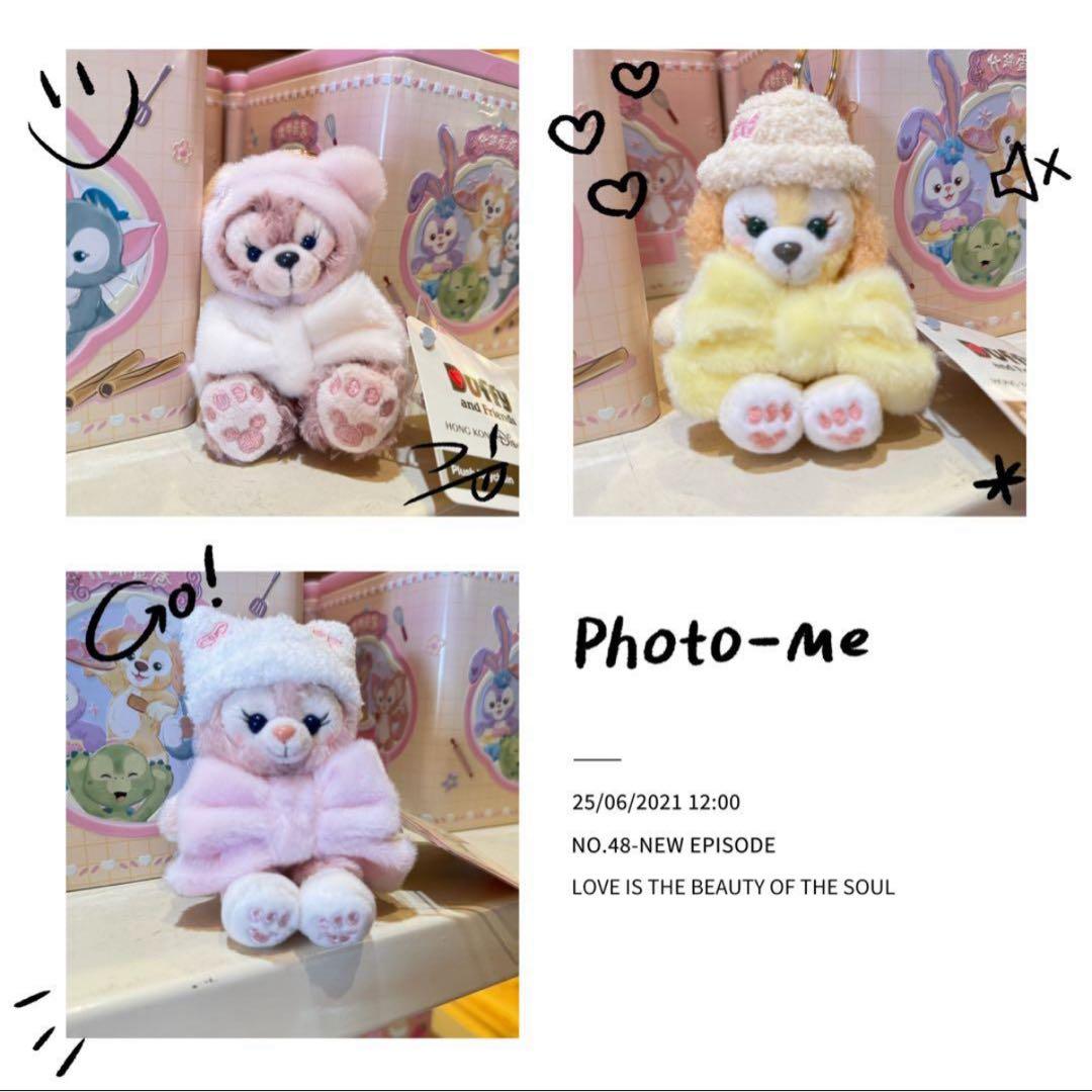 ぬいぐるみキーチェーン　香港ディズニーF