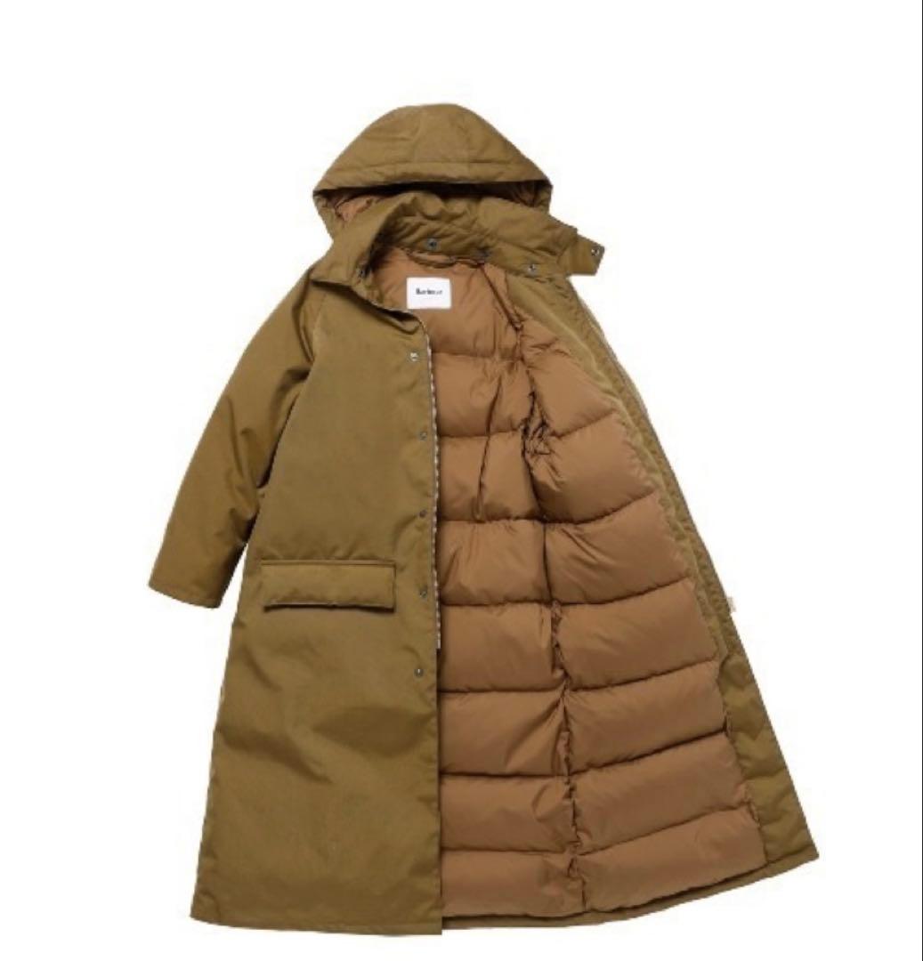 Barbour ダウンロングコート　バブアー　オリーブ　10