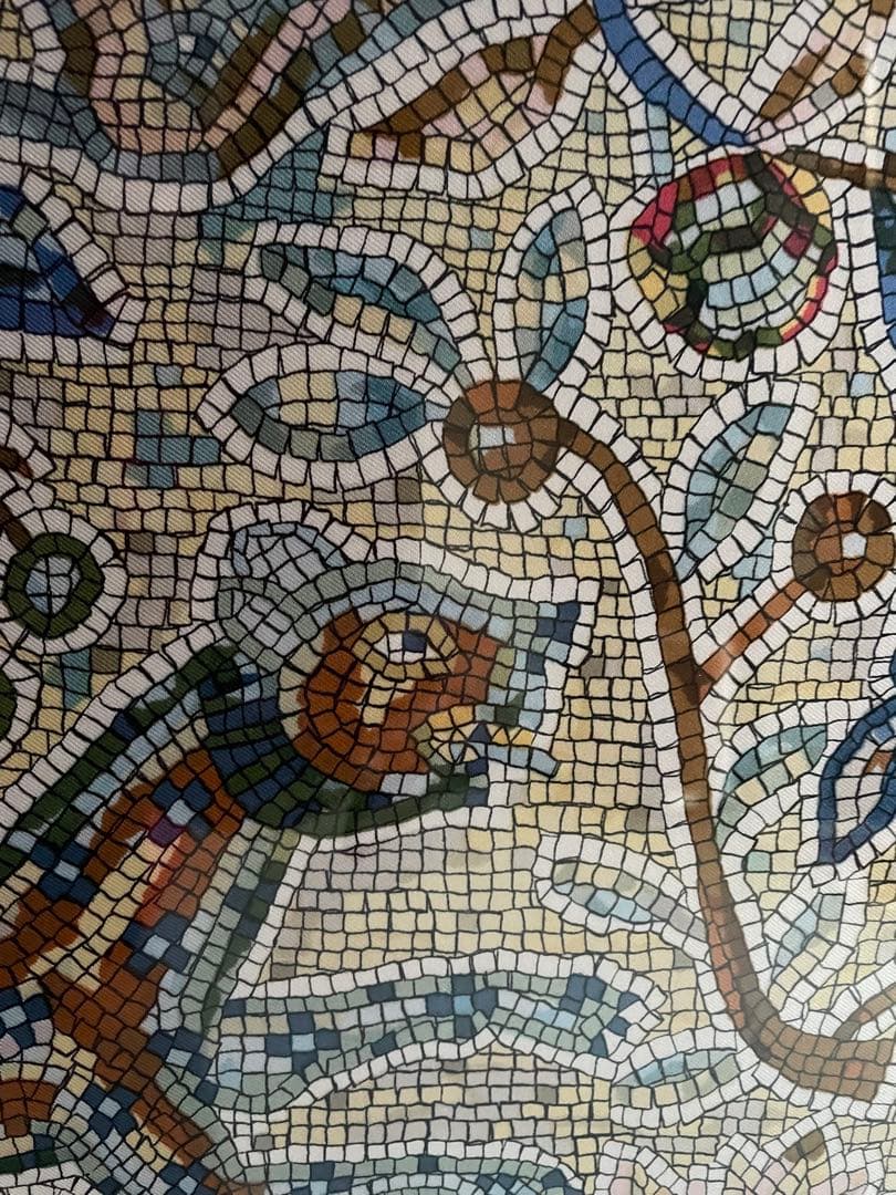 HERMES スカーフ　額装　カレ90 ペイヴメント　ヴィンテージ　アート