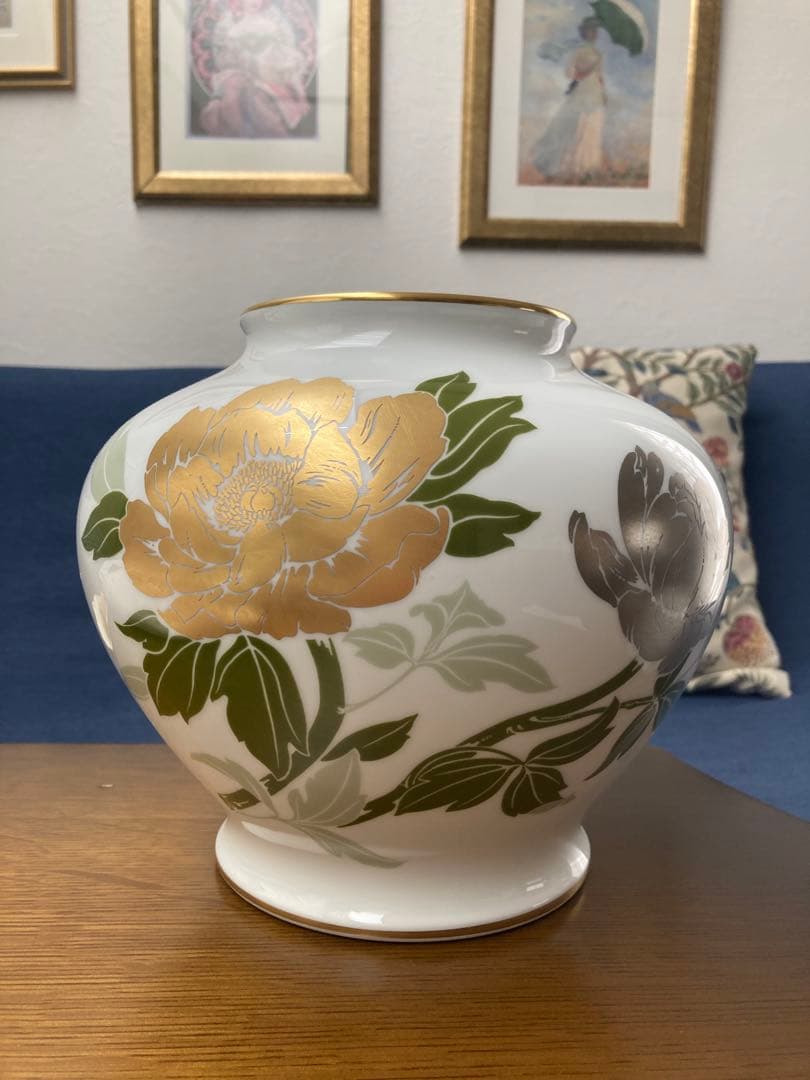 大倉陶園花瓶　花器　箱あり