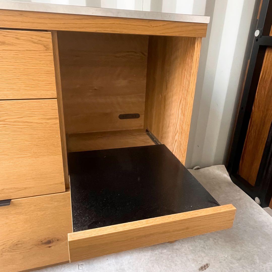 取付無料！ウニコ ADDAY アディ 北欧風ナチュラルキッチンカウンター✨