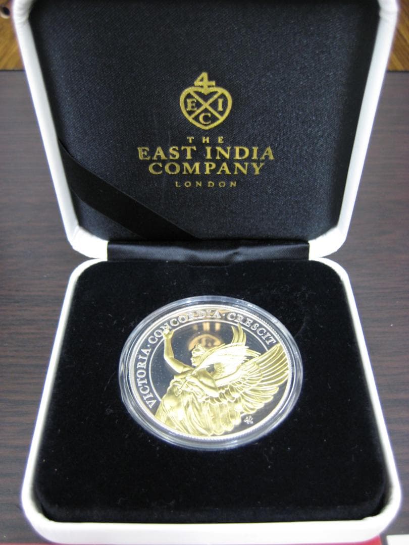 セントヘレナ 勝利の女神 1オンス 1ポンド ゴールドプレート プルーフ銀貨