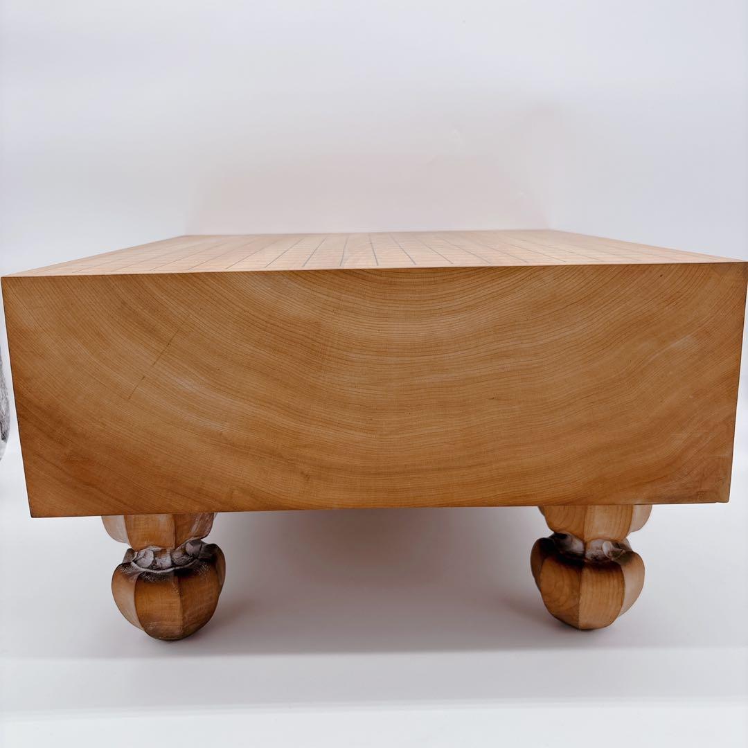 ✨高級✨ 囲碁セット 板目 木裏 極厚 へそあり 脚付 一枚板 榧材