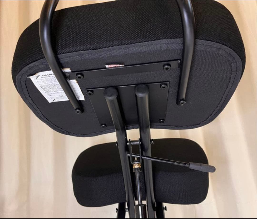 【美品】バランスチェア　背もたれ付き　SANWA SUPPLY サンワサプライ