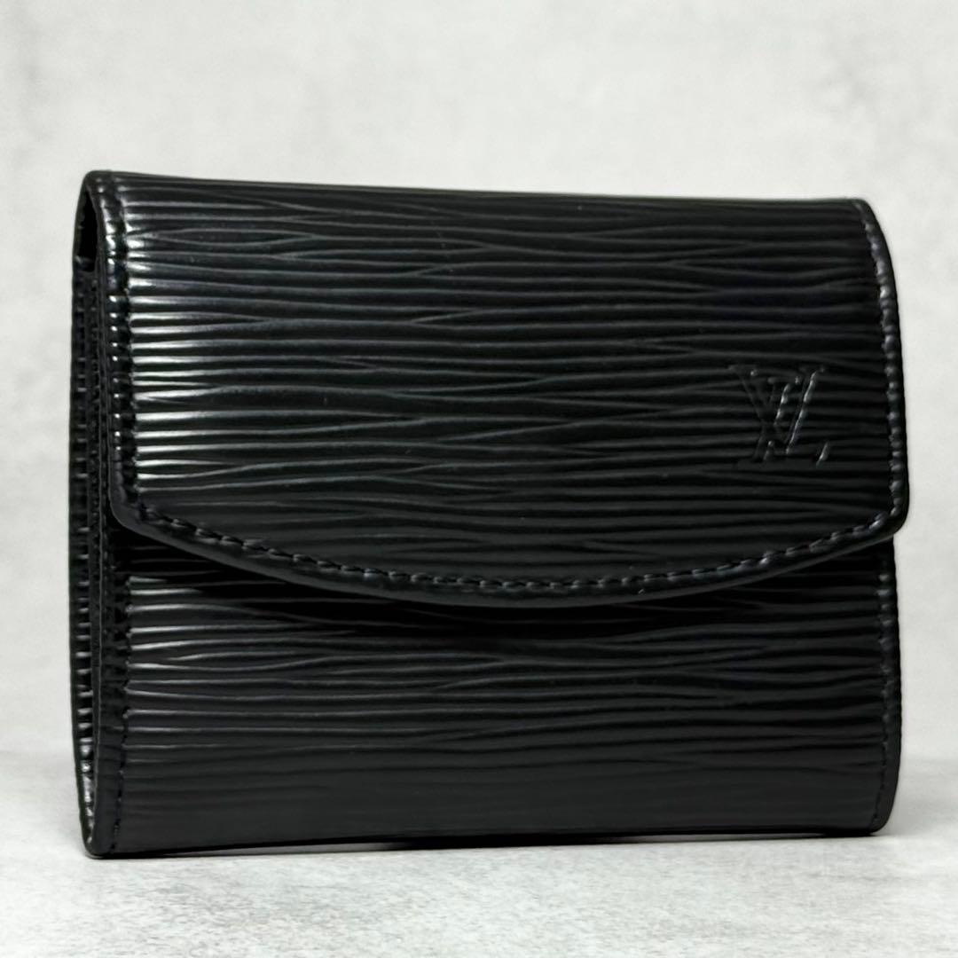 最高峰 激レア ルイヴィトン エピ ノワール ポルトモネサーンプル ケース