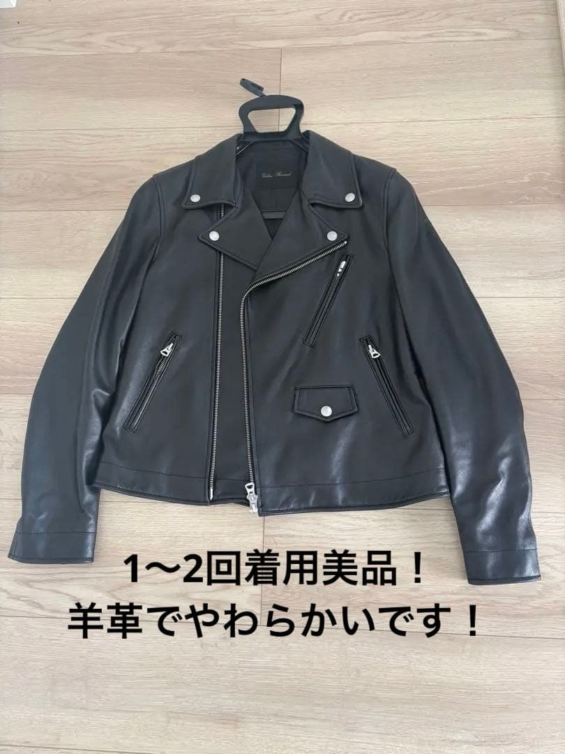 年末セール！Urban Research ブラック ダブルライダースジャケット