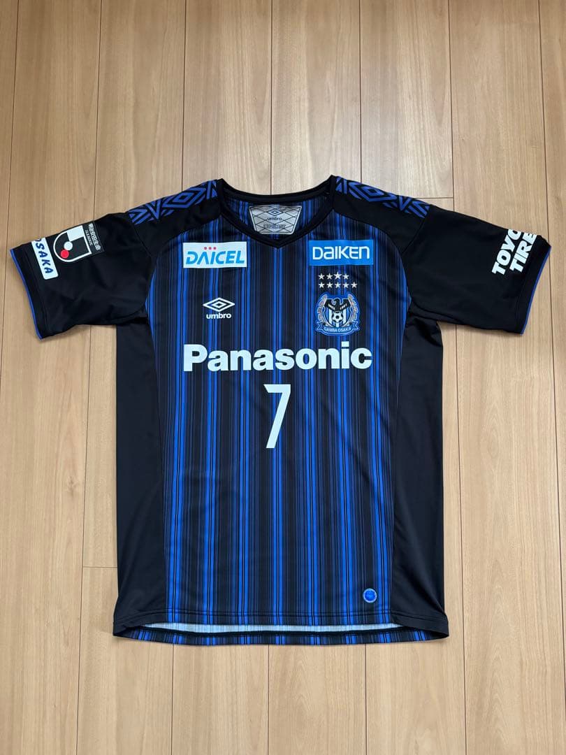 ジ*ウ様 ガンバ大阪　2020 オーセンティック 遠藤保仁　マーキング入り　ユニ