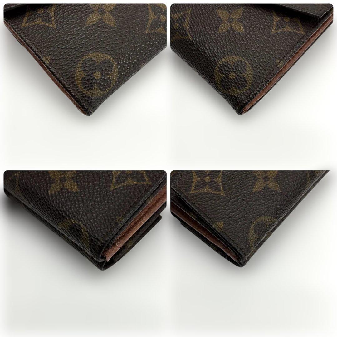 人気　ヴィトン モノグラム ポルトモネビエカルトクレディ Wホック 2つ折り財布