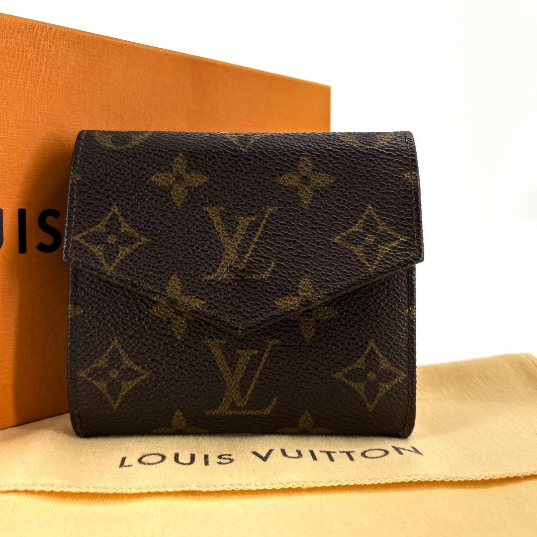 人気　ヴィトン モノグラム ポルトモネビエカルトクレディ Wホック 2つ折り財布