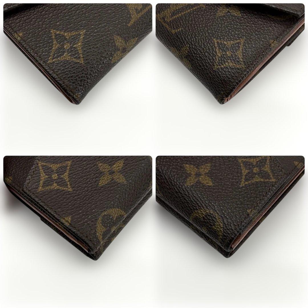 人気　ヴィトン モノグラム ポルトモネビエカルトクレディ Wホック 2つ折り財布