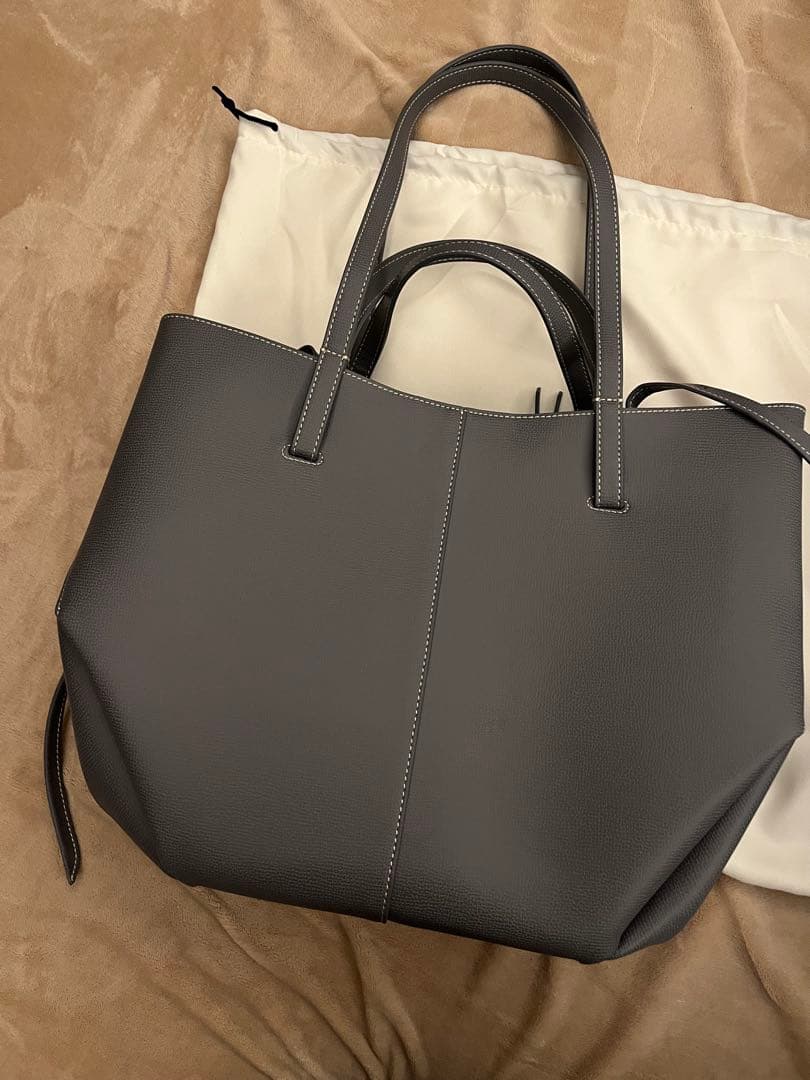 POLENE Cyme エディション ガレ テクスチャード トートバッグ