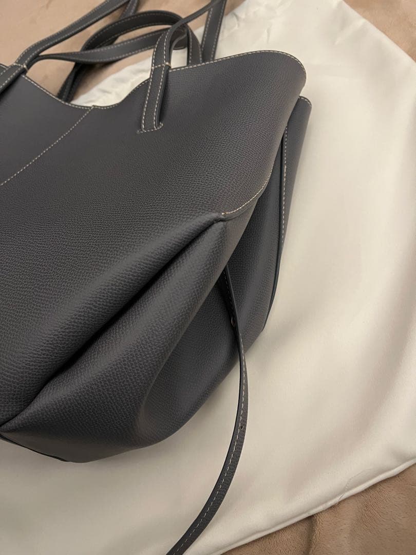 POLENE Cyme エディション ガレ テクスチャード トートバッグ