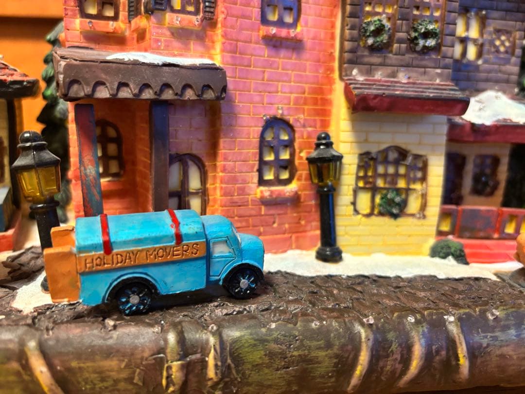 51cmクリスマスビレッジ ハウスライト イルミネーション ジオラマタウン