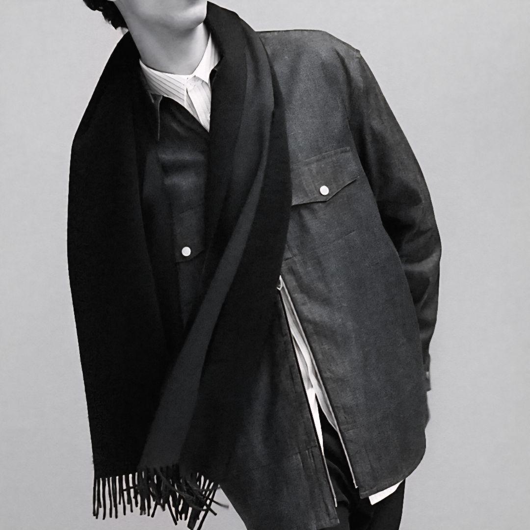 タグ付き未使用✨エルメス レクトヴェルソ カシミア マフラー リバーシブル