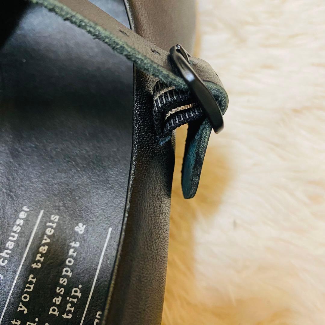 未使用級！chausser トラベルシューズ バイ ショセ　本革　パンプス