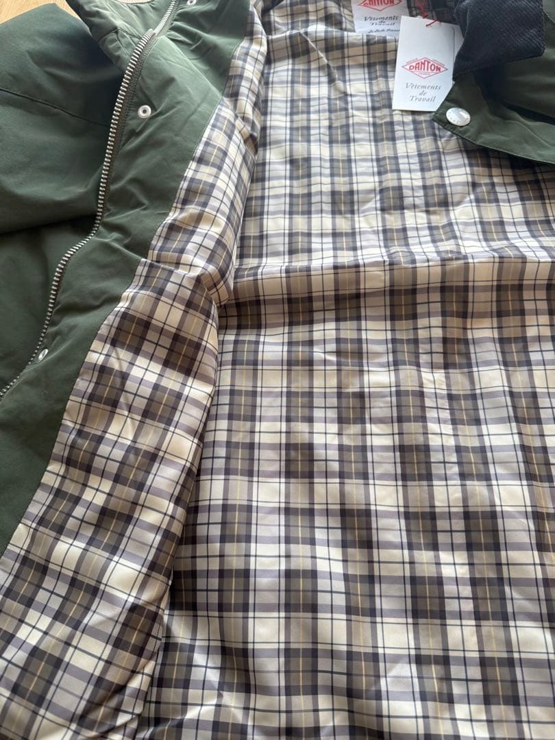 DANTON ダントン　ナイロンタフタ カバーオールジャケット