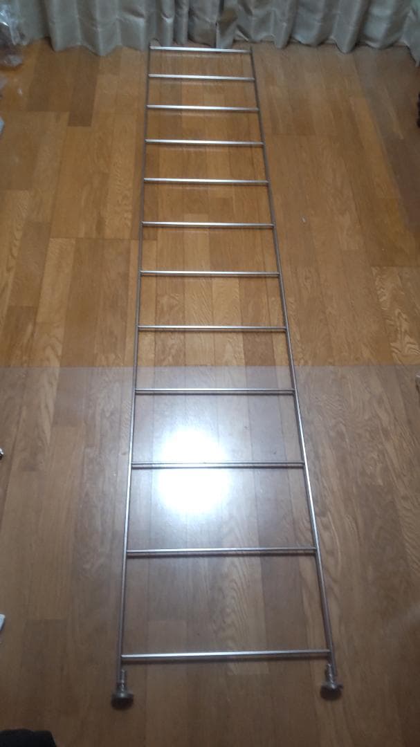 ステンレスユニットシェルフ・ステンレス追加用帆立・特大　高さ２１２．５ｃｍ×２個