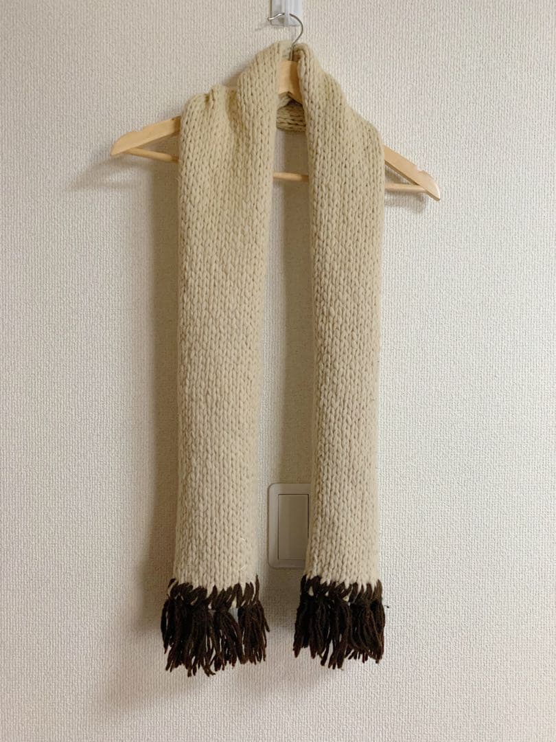 メゾンマルタンマルジェラミスディアナフリンジマフラー