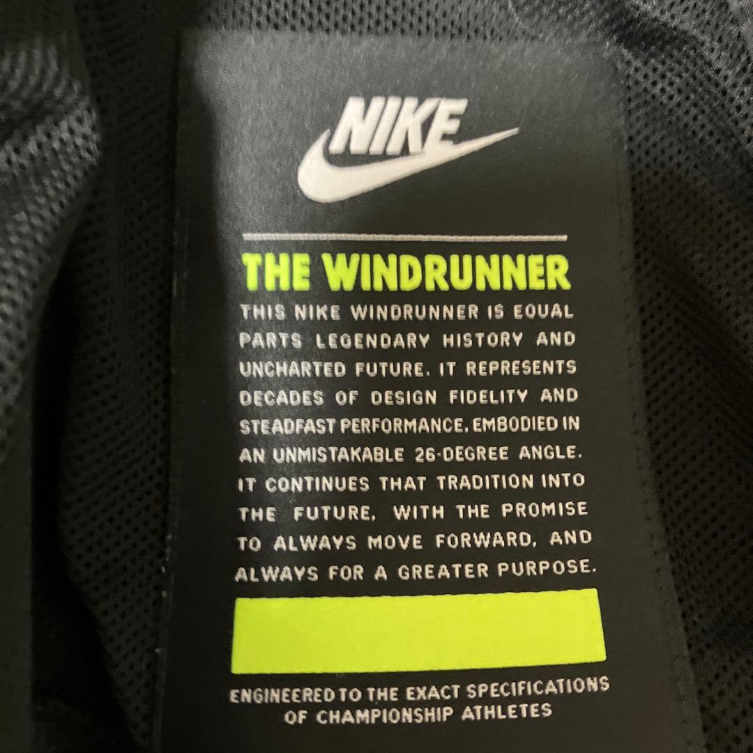 NIKE フード付きウィンドブレーカー XXL ブラック　春秋ジャンバー