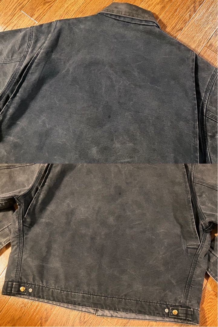 【最初期】 カーハート デトロイトジャケット JB105 ブラック 50(XL)