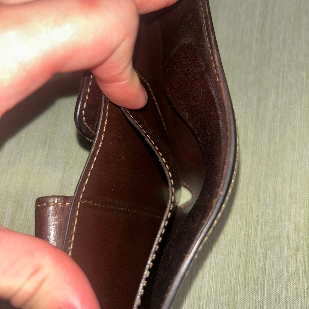 【ちんちろさん】WILD SWANS GROUND二つ折り財布　コードバン