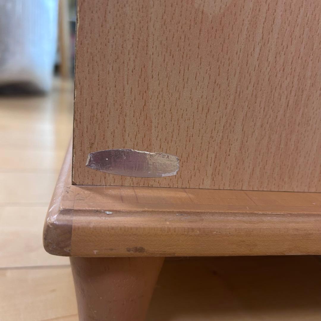 モダンチェスト　7段　ミッドセンチュリー　サイドボード　スリムチェスト　丸脚