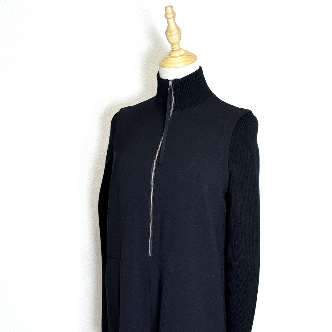 ★極美品★ ENFOLD エンフォルド オールインワン ブラック ニット 36