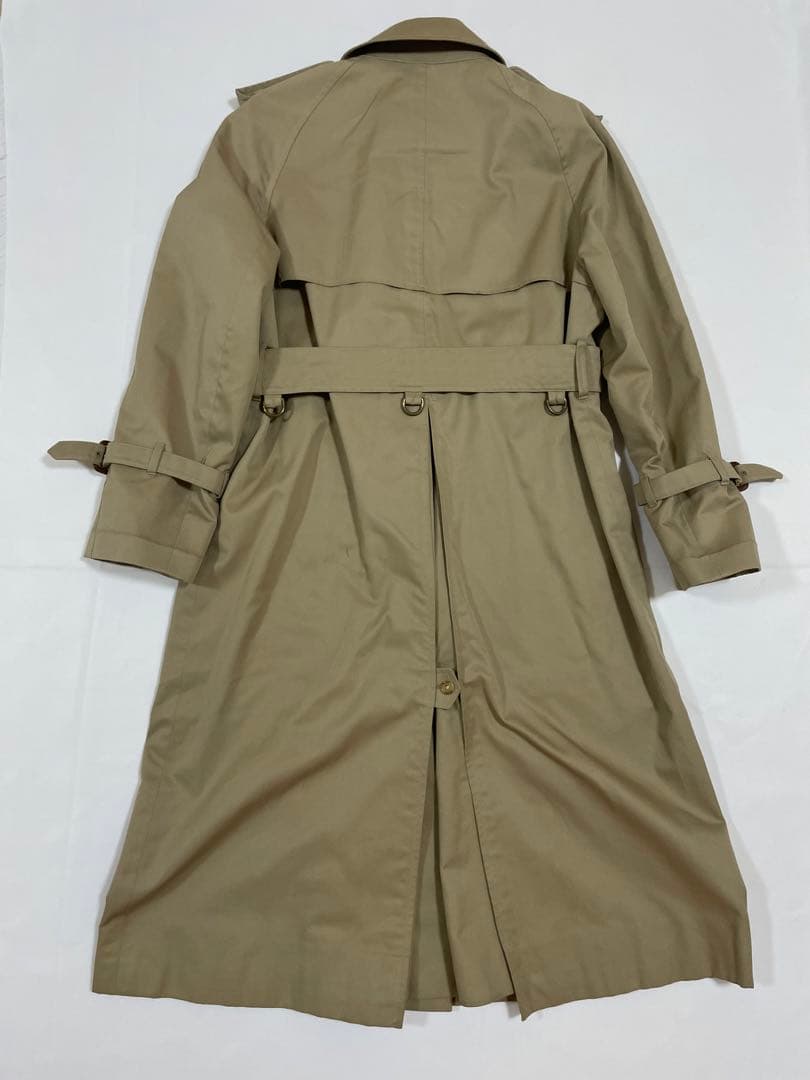 希少 70s 80s 当時物 英製 Aquascutum トレンチコート ダブル