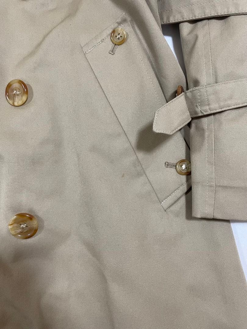 希少 70s 80s 当時物 英製 Aquascutum トレンチコート ダブル