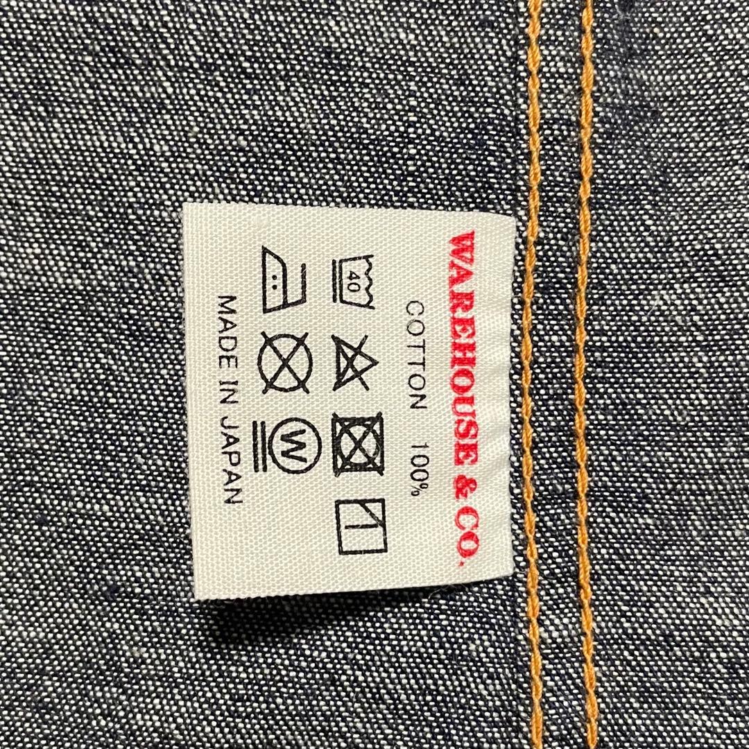 ウエアハウス Lot3038 デニムウエスタンシャツ 40