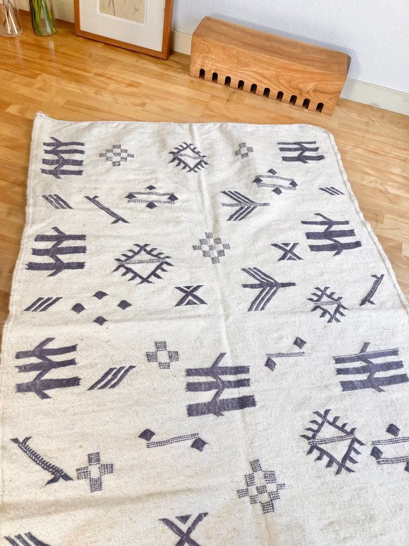 【モロッコラグハンベル絨毯】直輸入