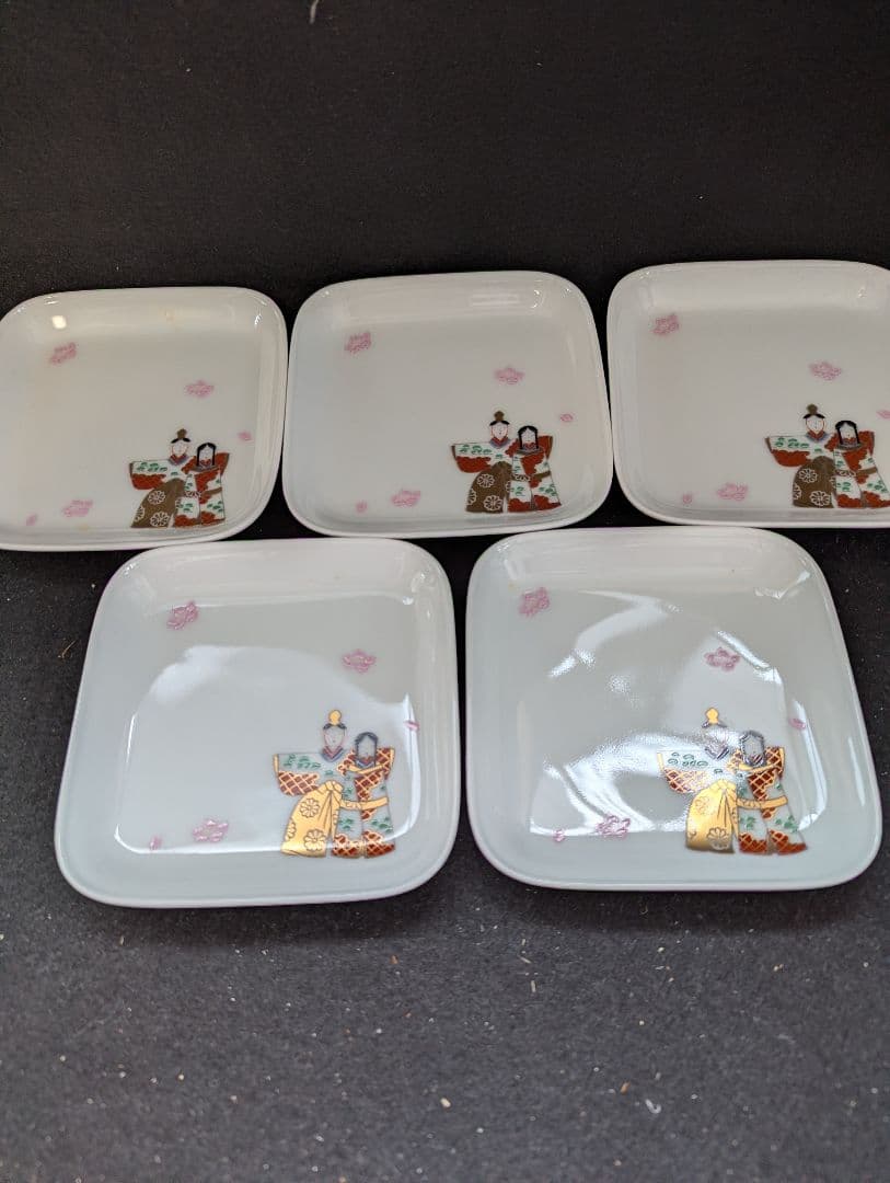 深川製磁 夫婦雛 赤絵工房