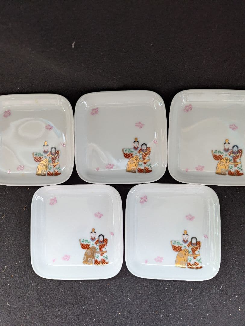 深川製磁 夫婦雛 赤絵工房