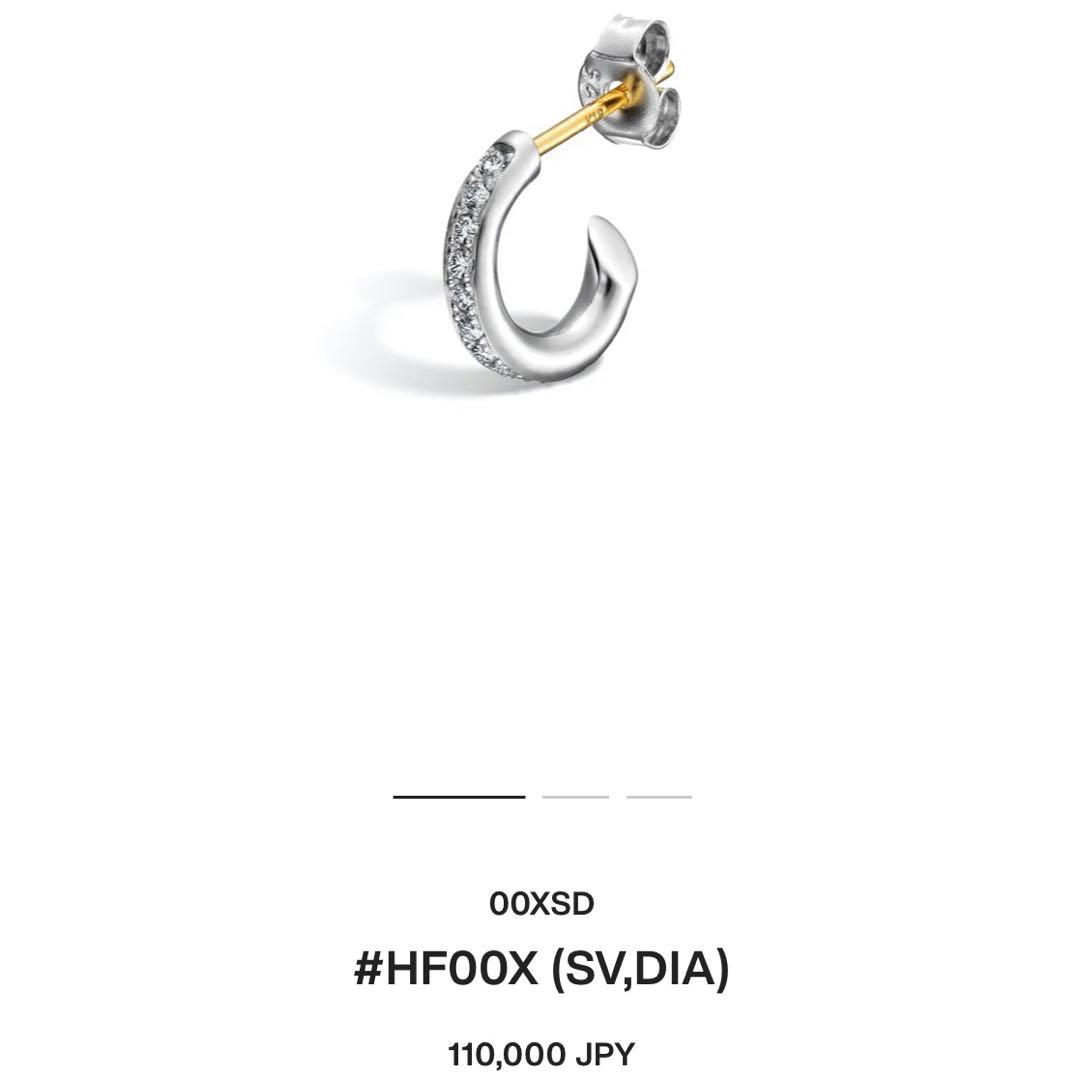 限定価格 CAREERING HF00X SV DIA ピアス 片耳用