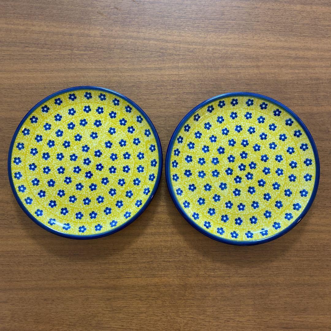 ツェラミカ　イエロー 16cm2枚セット