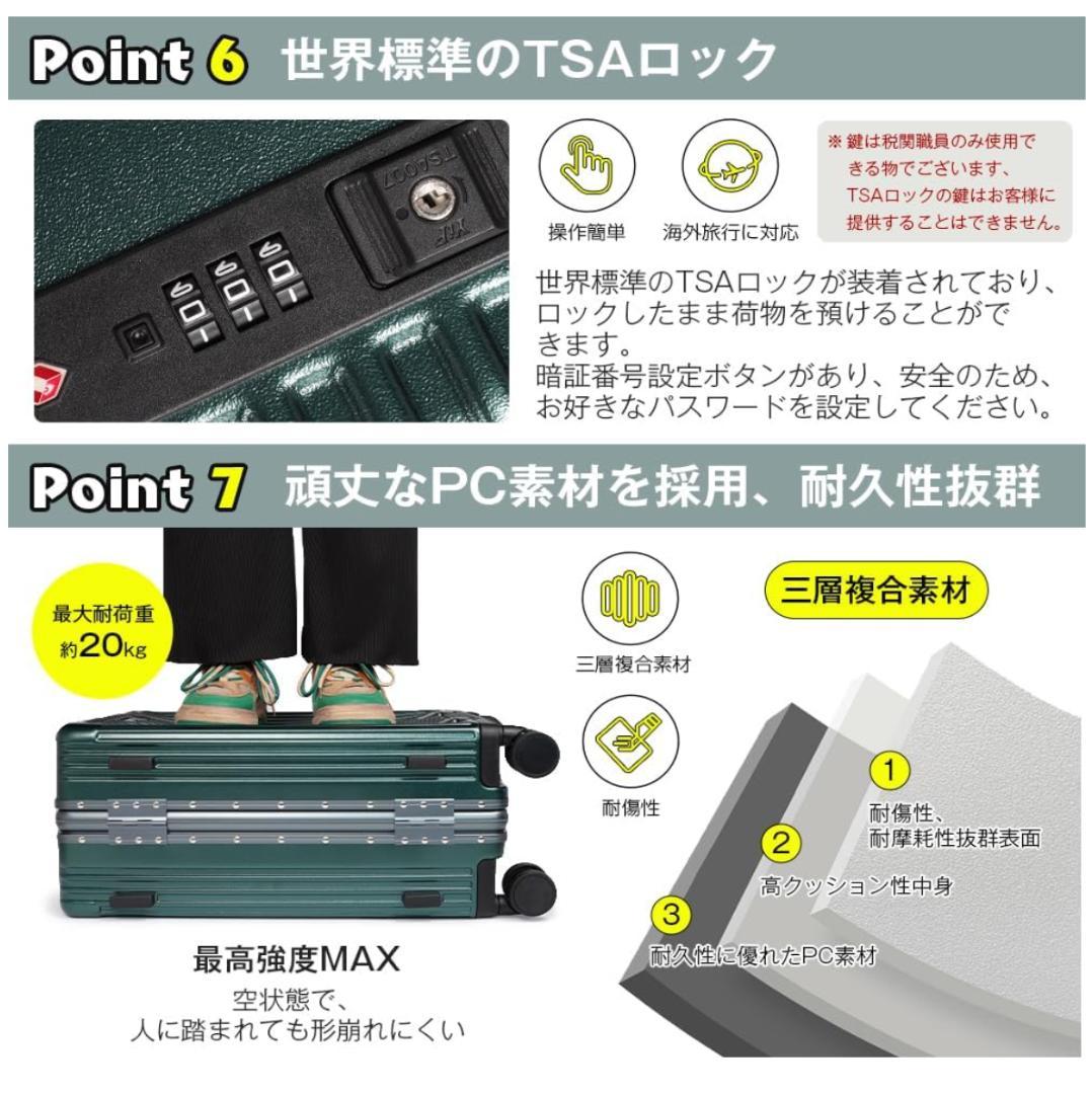 ❤️魔法小屋❤️スーツケース✨前開き✨キャスターストッパー付✨キャリーケース✨S