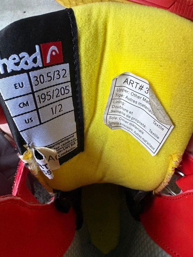 head キッズ　スノーボード+バインディング+ブーツ　3点セット