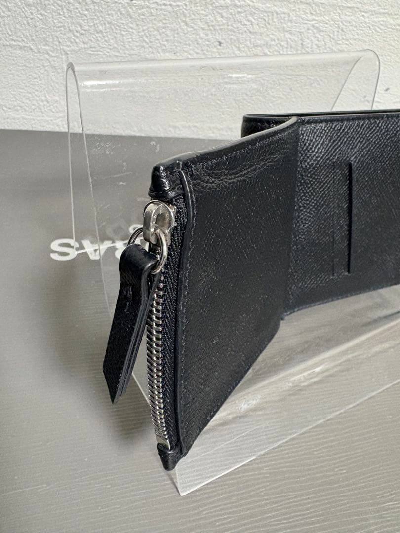 #メゾンマルジェラ MAISON MARGIELA 二つ折り財布 黒 美品