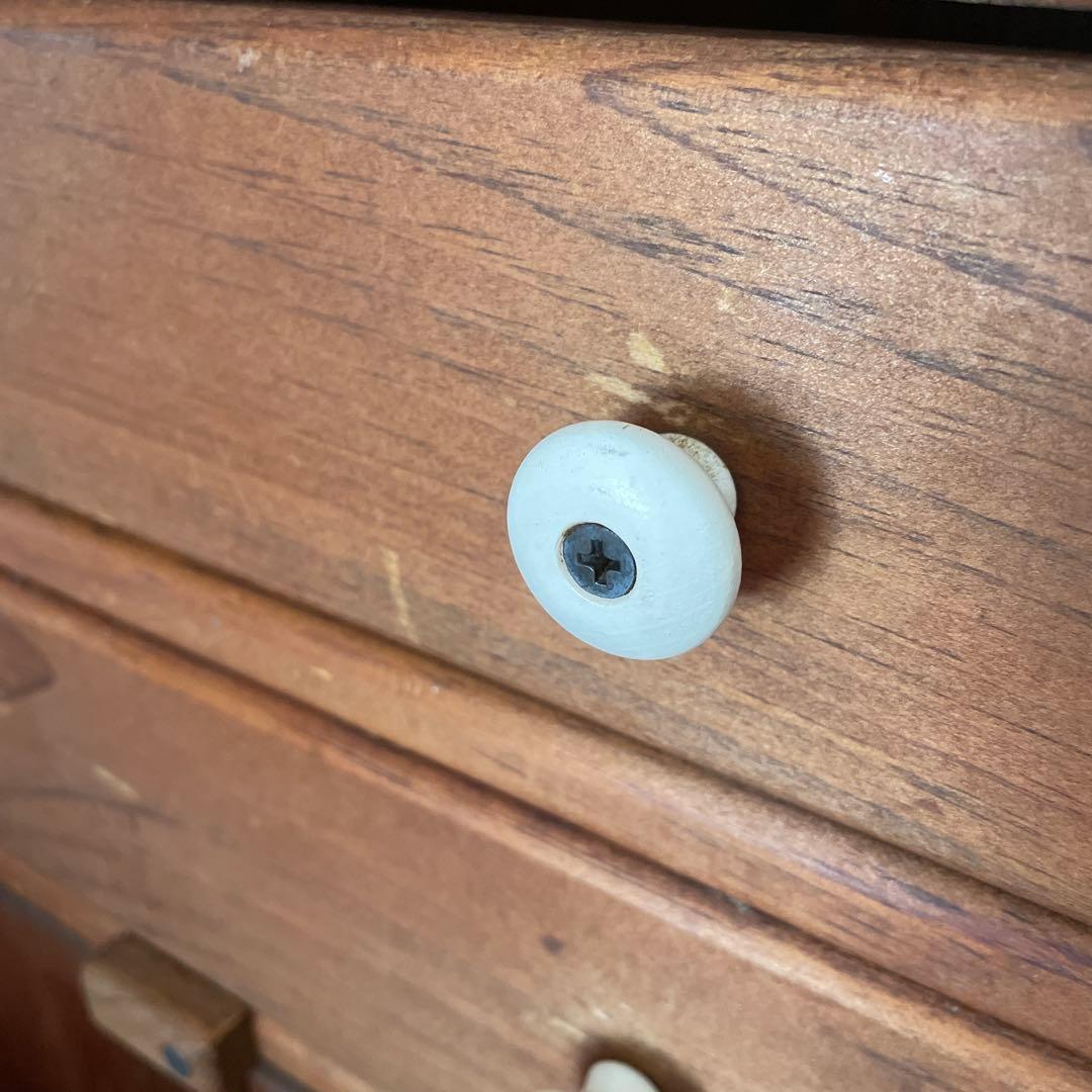 木製飾り棚　扉付き　カントリー　コーハウス　アンファン