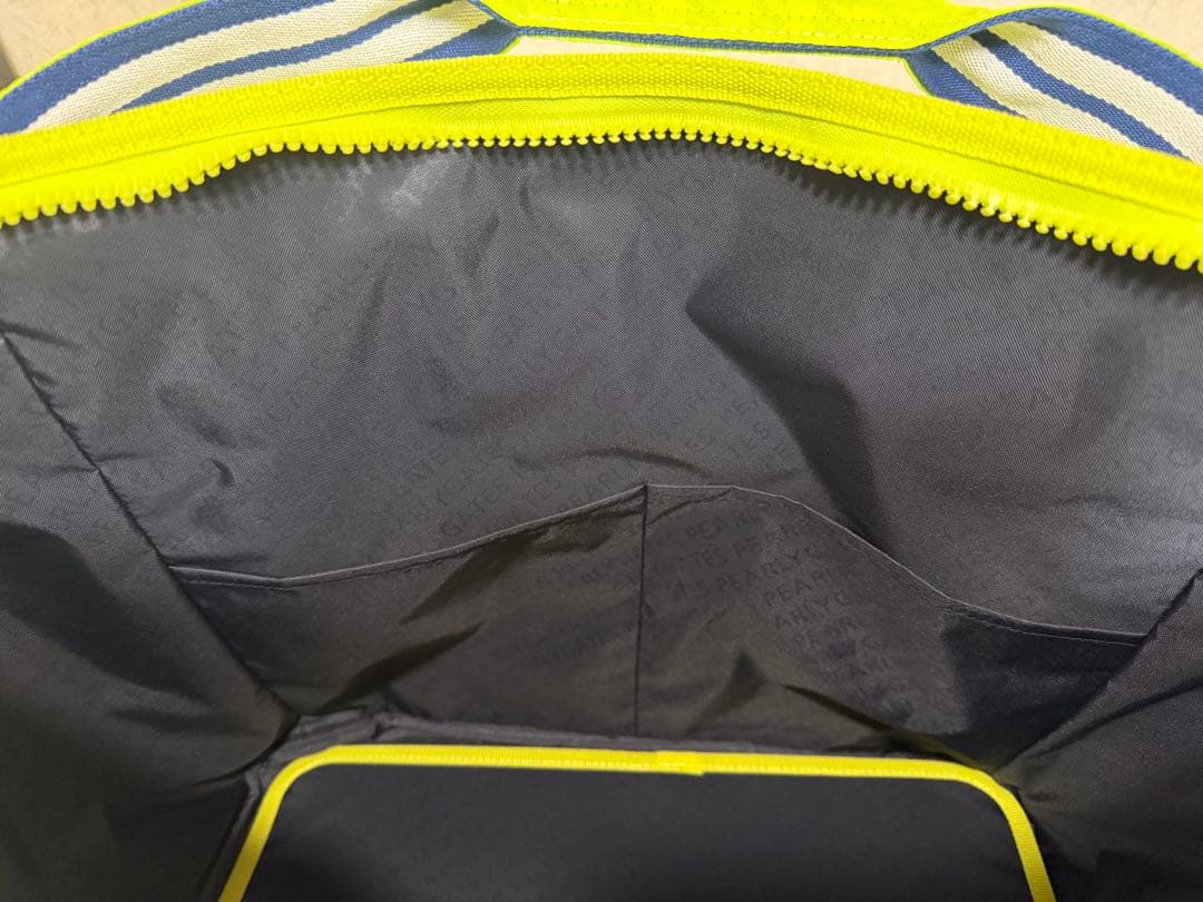 【新品・未使用】PEARLY GATES 蛍光イエロートートバッグ