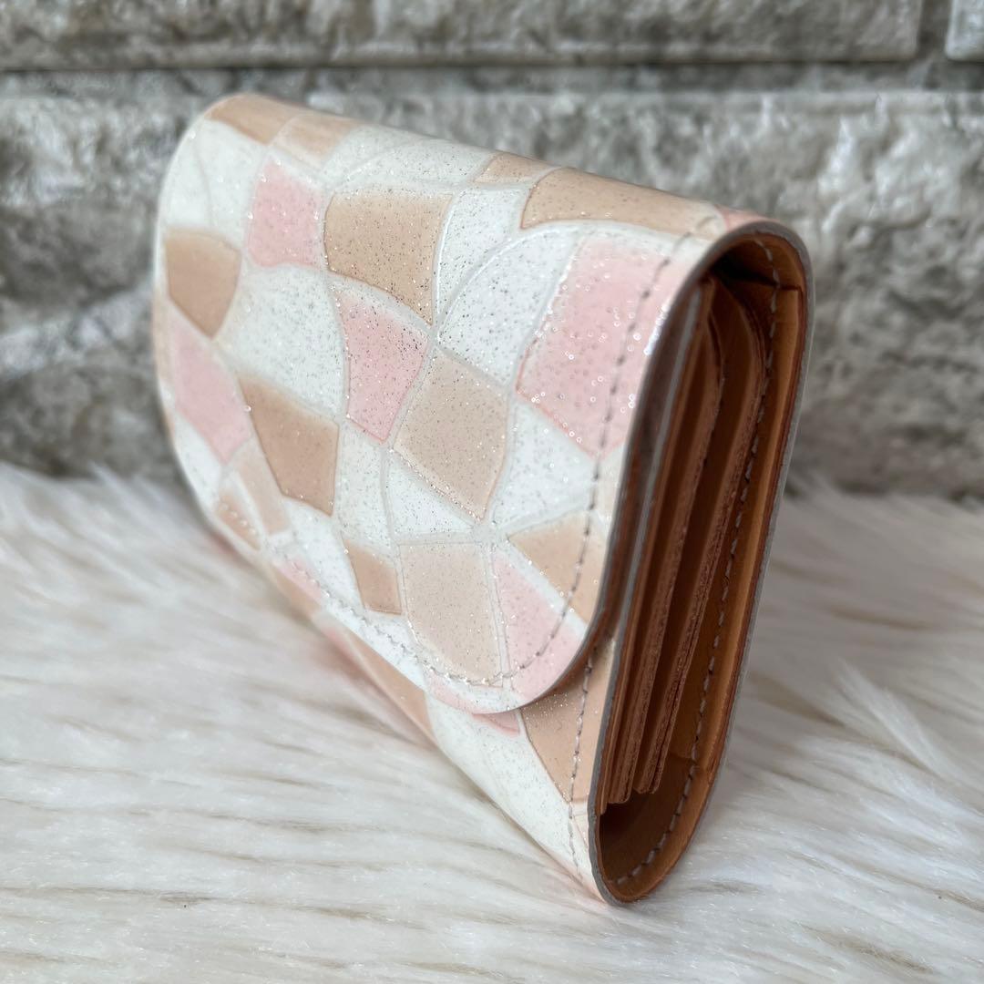 【新品未使用】コトカル　ステンドレザー　ミニ財布